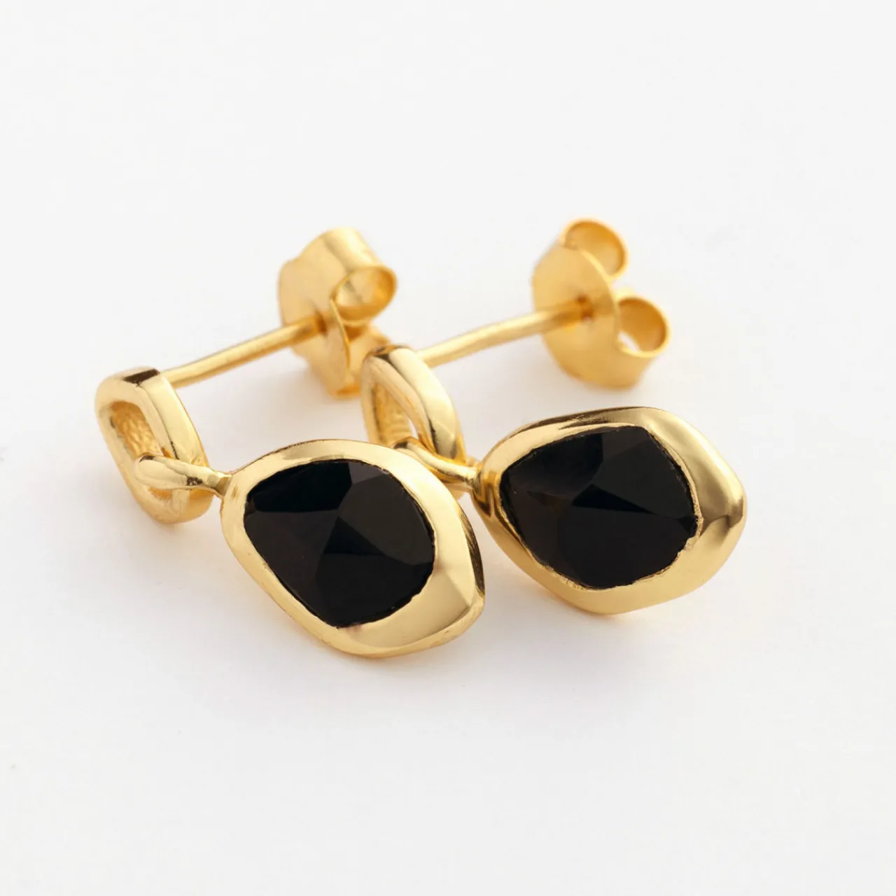 Best JUVI DESIGNS Dapple Black Onyx Stud Earrings