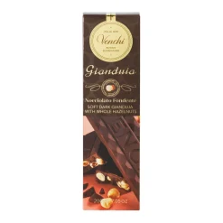 Dark Gianduia Hazelnut Chocolate Bar