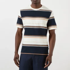 Discount WAX LONDON Dean Striped T-Shirt