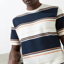Discount WAX LONDON Dean Striped T-Shirt