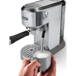 Dedica Duo Cold Brew Manual Pump Machine Silver