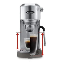 Dedica Duo Cold Brew Manual Pump Machine Silver