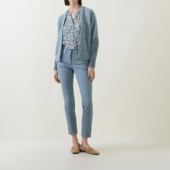 Degradé-Effect Knit Cardigan