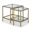 Sale CASEYS FURNITURE Dekko Nest of Tables Champagne Brass