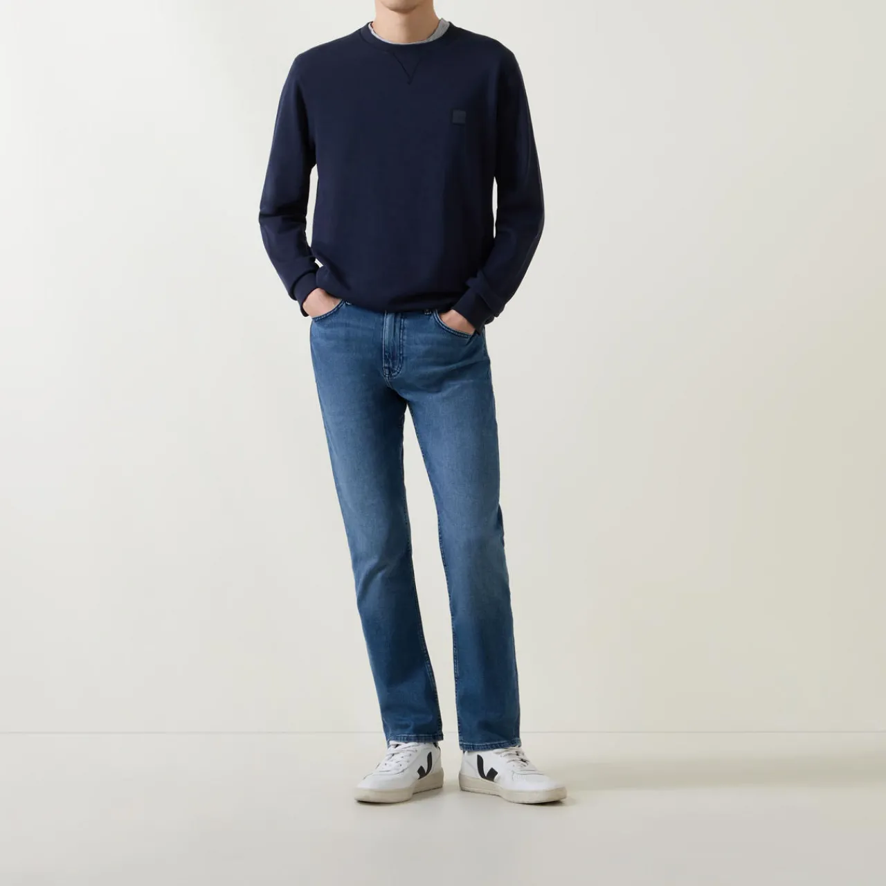 Sale BOSS Delaware Straight Leg Jeans