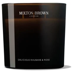 Delicious Rhubarb and Rose Luxury Candle 600g