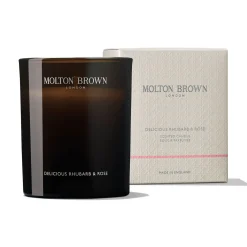 New MOLTON BROWN Delicious Rhubarb and Rose Signature Candle 190g
