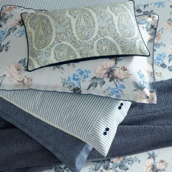 Delphine Cushion Chambray Blue