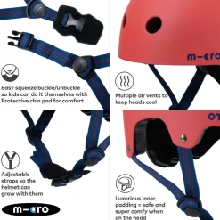 Best MICRO SCOOTERS Deluxe Premium Logo Helmet Medium