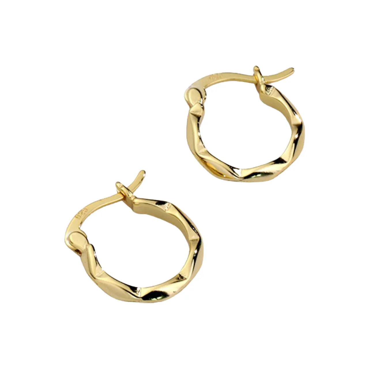 New METTLE & BLOOM Demure Hoop Earrings