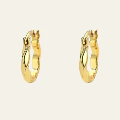 New METTLE & BLOOM Demure Hoop Earrings