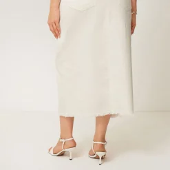 Discount JIGSAW Denim Slit Skirt