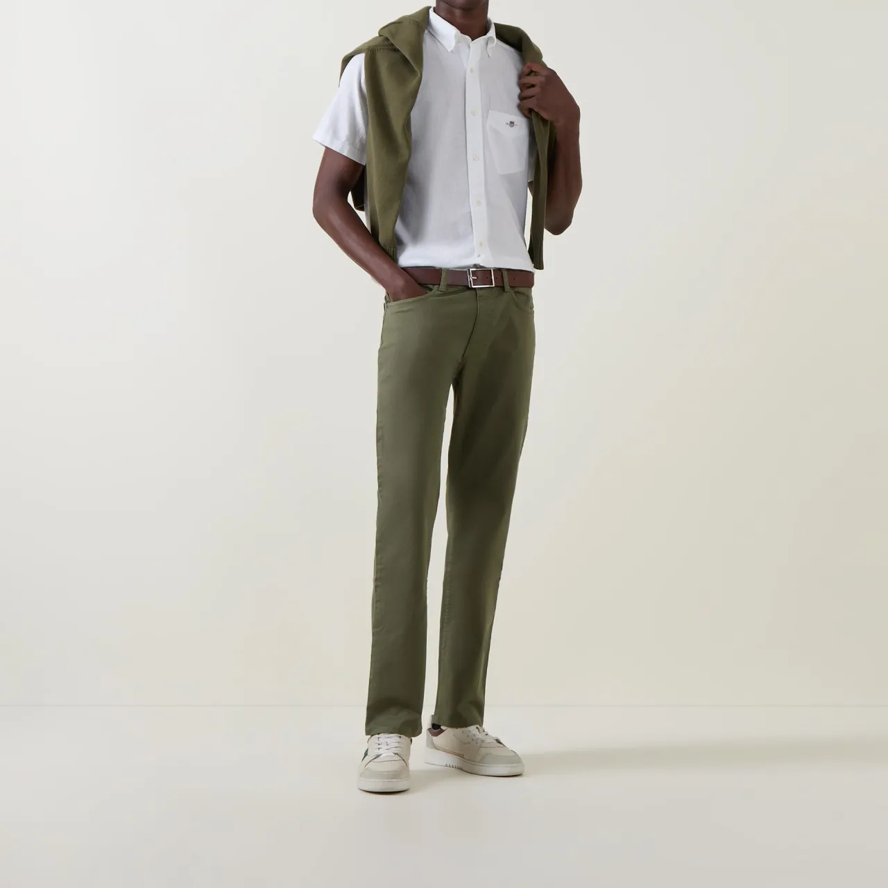 New GANT Desert Five-Pocket Regular Trousers