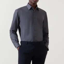 Discount ETERNA Diamond Structure Single Cuff Shirt