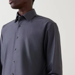 Discount ETERNA Diamond Structure Single Cuff Shirt