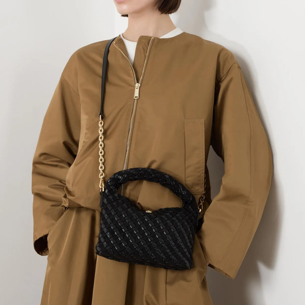 Dinkydeliberate Mini Woven Top Handle Bag