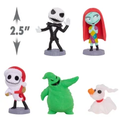 Best JUST PLAY Disney Tim Burton's The Nightmare Before Christmas Collectible Figure Set