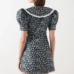 New SISTER JANE Ditsy Jacquard Mini Dress