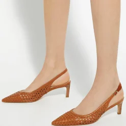 Divided Slingback Heels