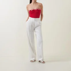 Dolly Gingham Bandeau Swimsuit