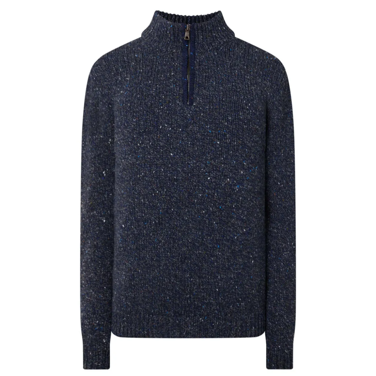 Donegal Fleck Half-Zip Sweater