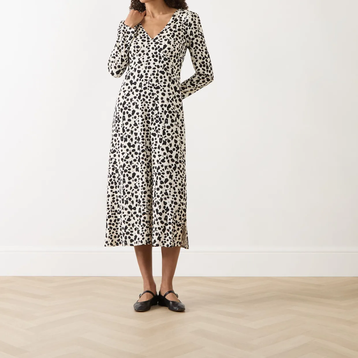 Doris Leopard Flared Dress
