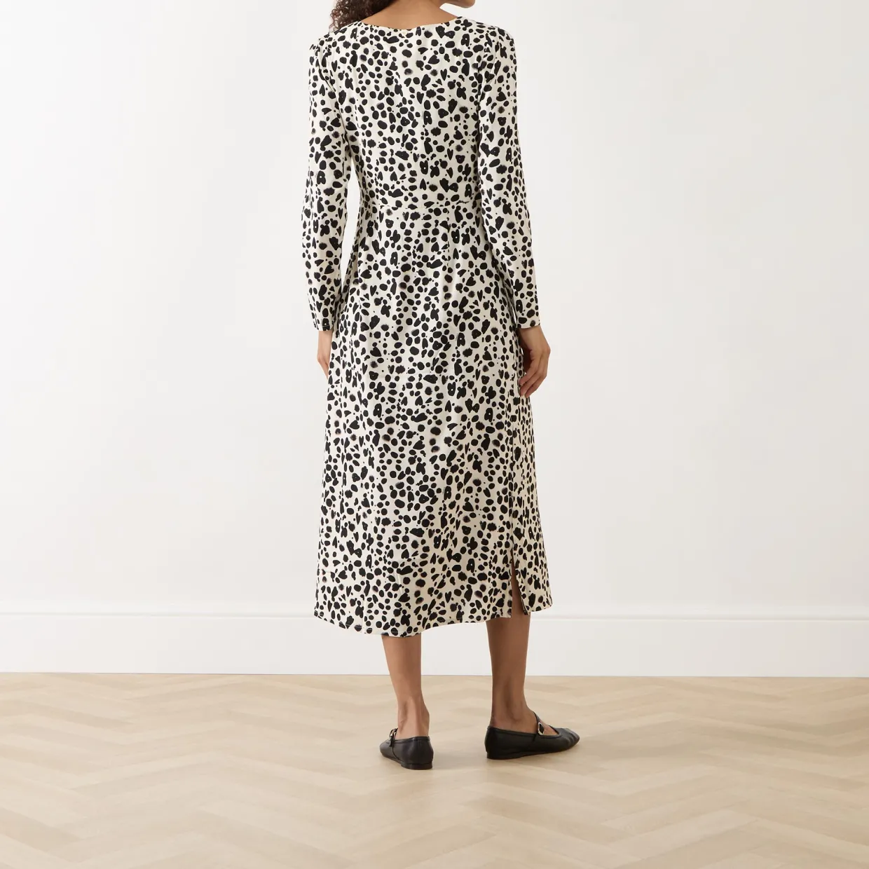 Doris Leopard Flared Dress