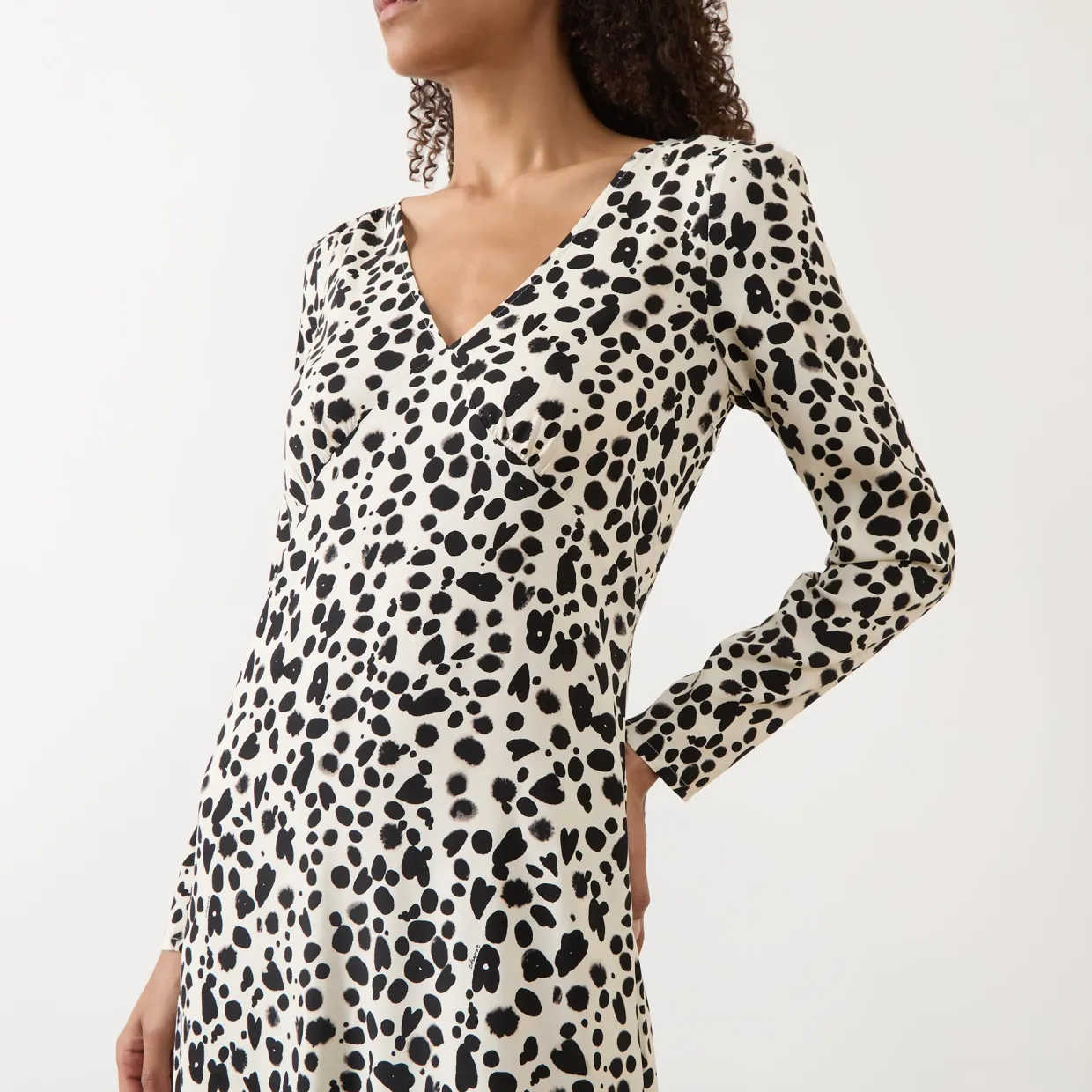 Doris Leopard Flared Dress
