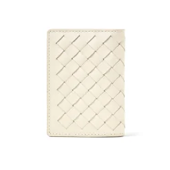 Outlet ASPINAL OF LONDON Double Fold Woven Leather Cardholder