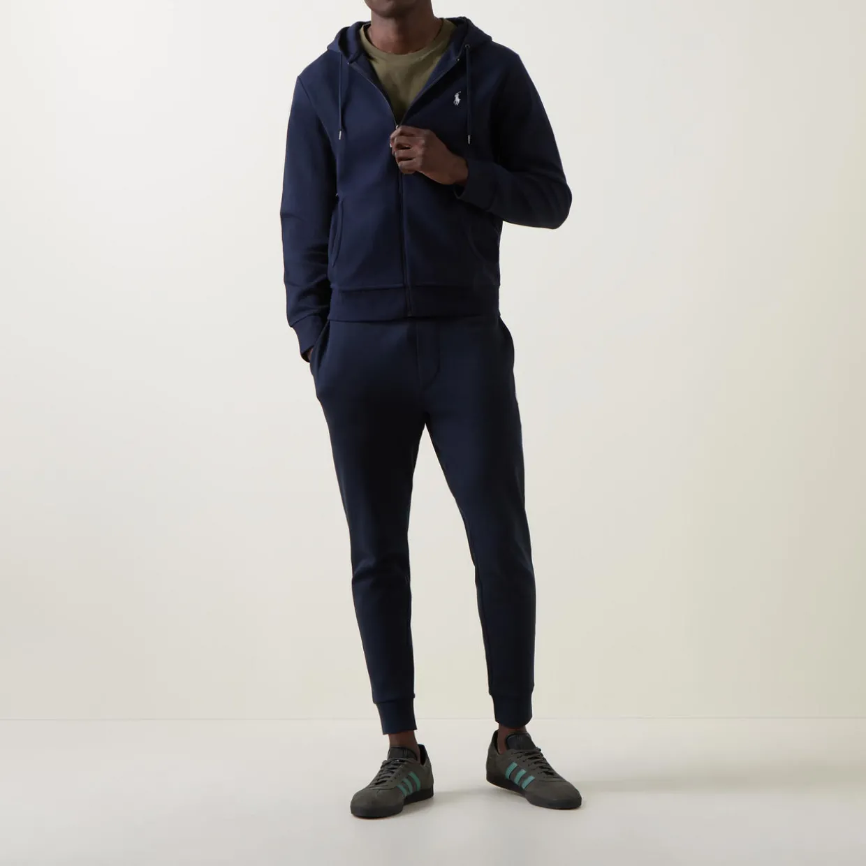 Double Knit Zip-Through Hoodie