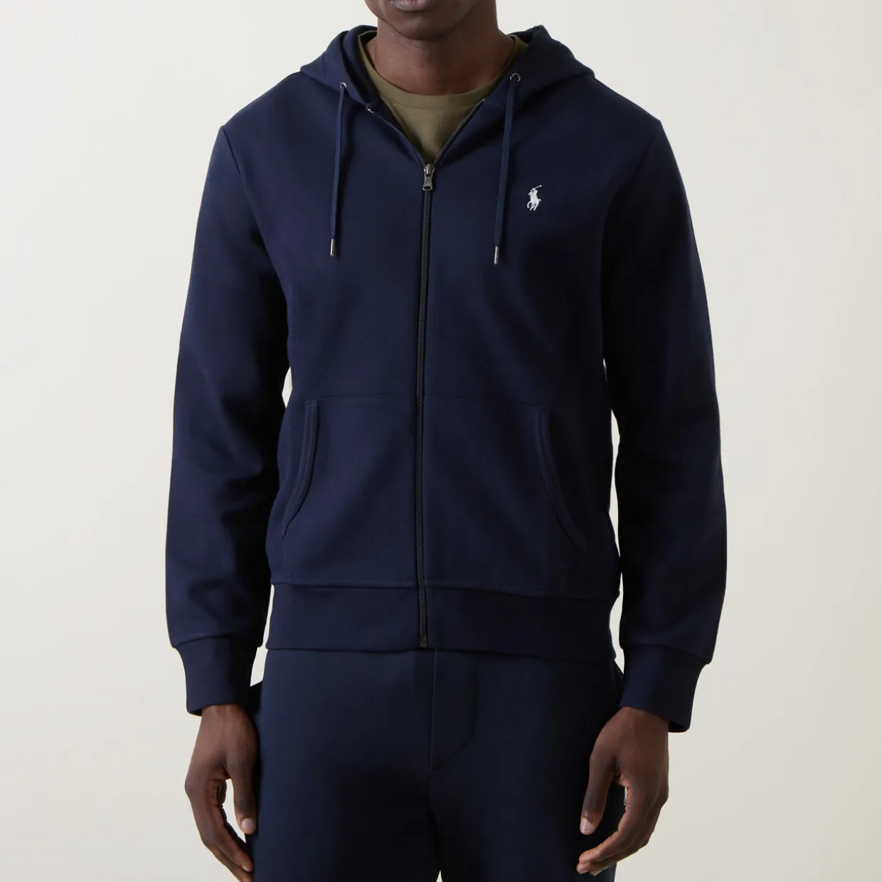 Double Knit Zip-Through Hoodie