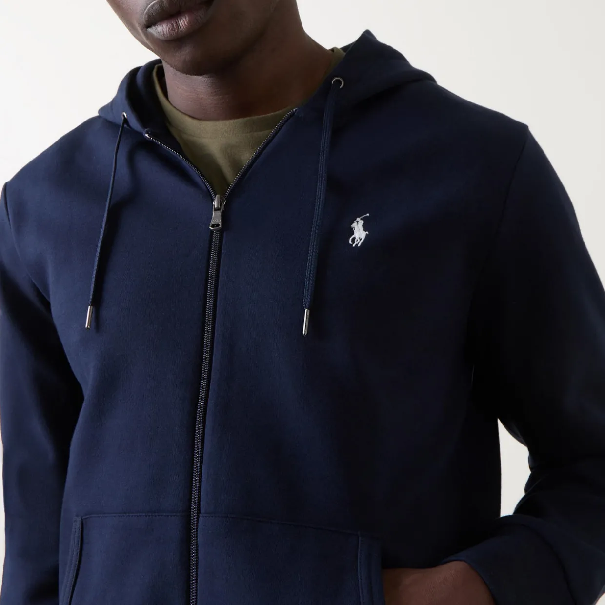 Double Knit Zip-Through Hoodie