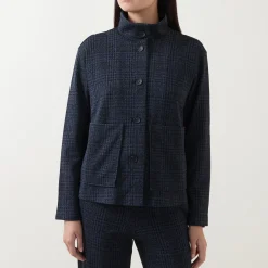 Clearance OSKA Double Pocket Check Jacket