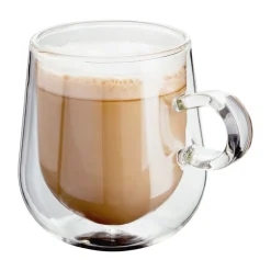 Double Walled Glassware Two Piece Latte Glass Set