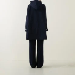 Hot JOSEPH RIBKOFF Double-Breasted Hooded Coat