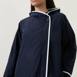 Hot JOSEPH RIBKOFF Double-Breasted Hooded Coat