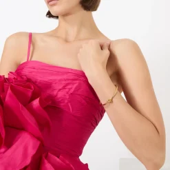 Double-Knot Hinged Bangle Bracelet