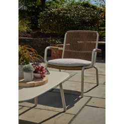 Hot CASEYS FURNITURE Dover Garden Lounge Set Ivory White Coconut