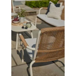 Hot CASEYS FURNITURE Dover Garden Lounge Set Ivory White Coconut