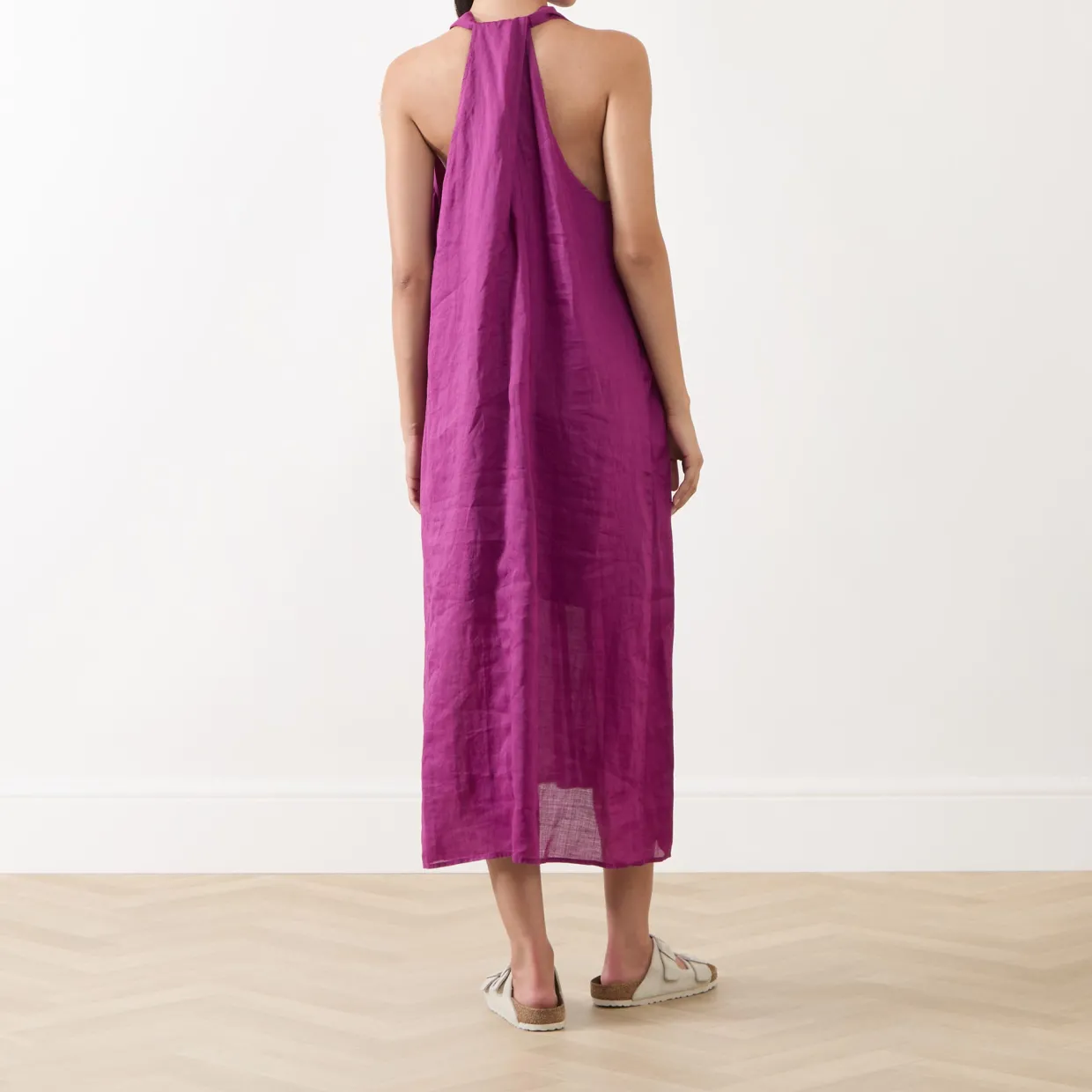 Drape Detailed Flare Dress