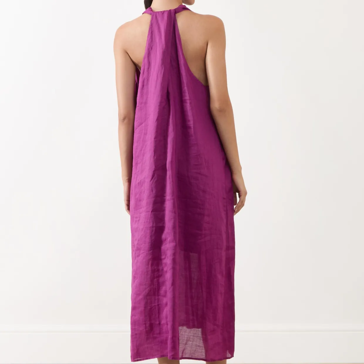 Drape Detailed Flare Dress