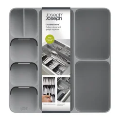 Best JOSEPH JOSEPH DrawerStore™ Cutlery Organiser Grey