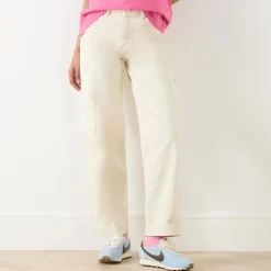 Outlet DAMSON MADDER Drew Mid-Rise Straight Leg Jeans