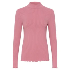 Drew Turtleneck Ribbed-Knit Sweater