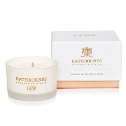 Hot RATHBORNES 1488 Dublin Tea Rose Travel Candle