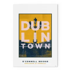 Best JANDO Dublin Town O'Connell Bridge Small Print