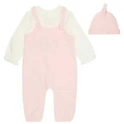 Dungarees & Hat Two-Piece Set