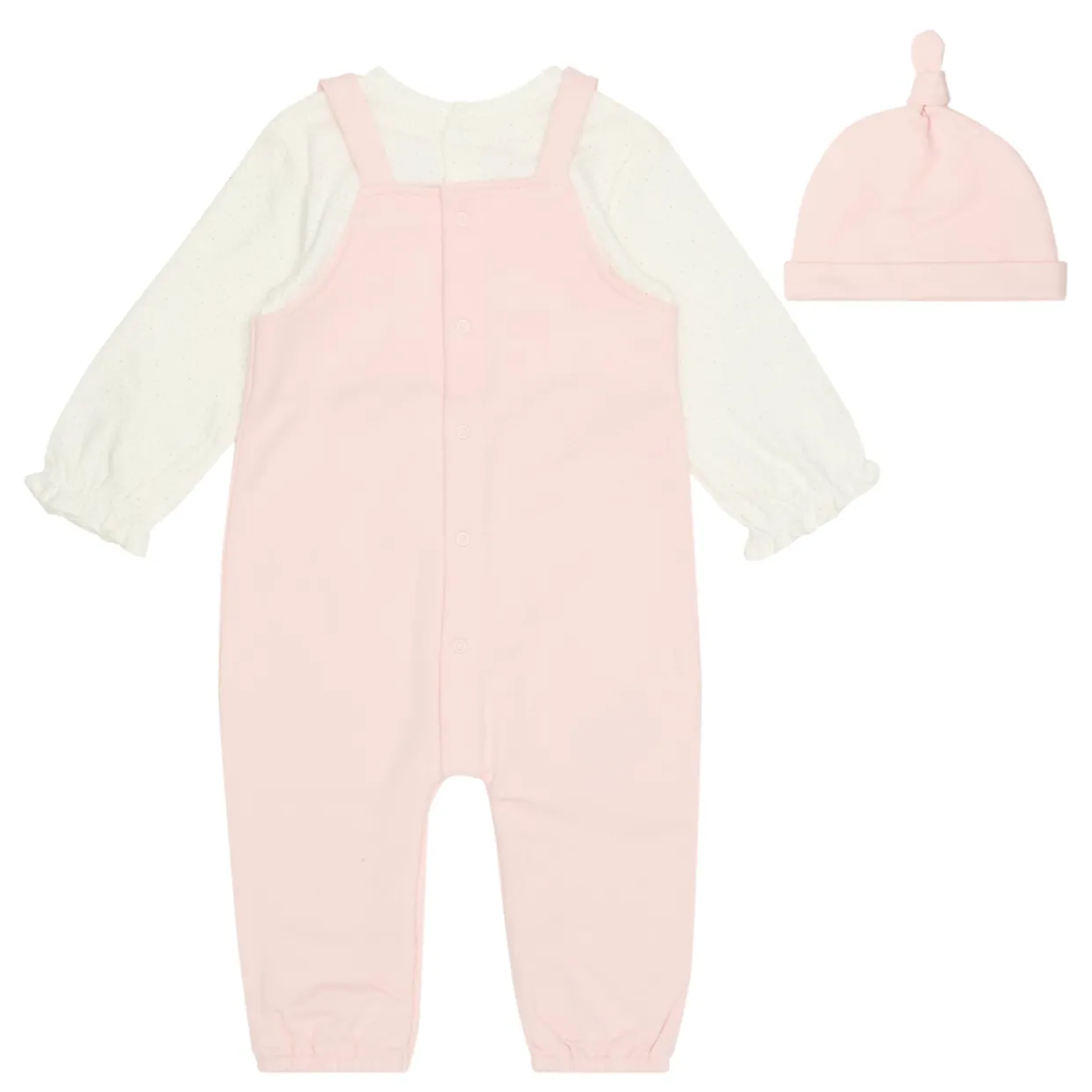 Dungarees & Hat Two-Piece Set