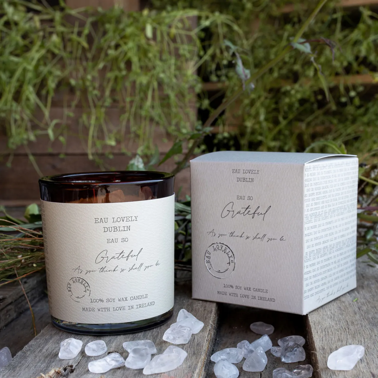 Discount EAU LOVELY Eau So Grateful Candle With Monstone