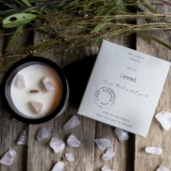Eau So Loved Candle With Rose Quartz